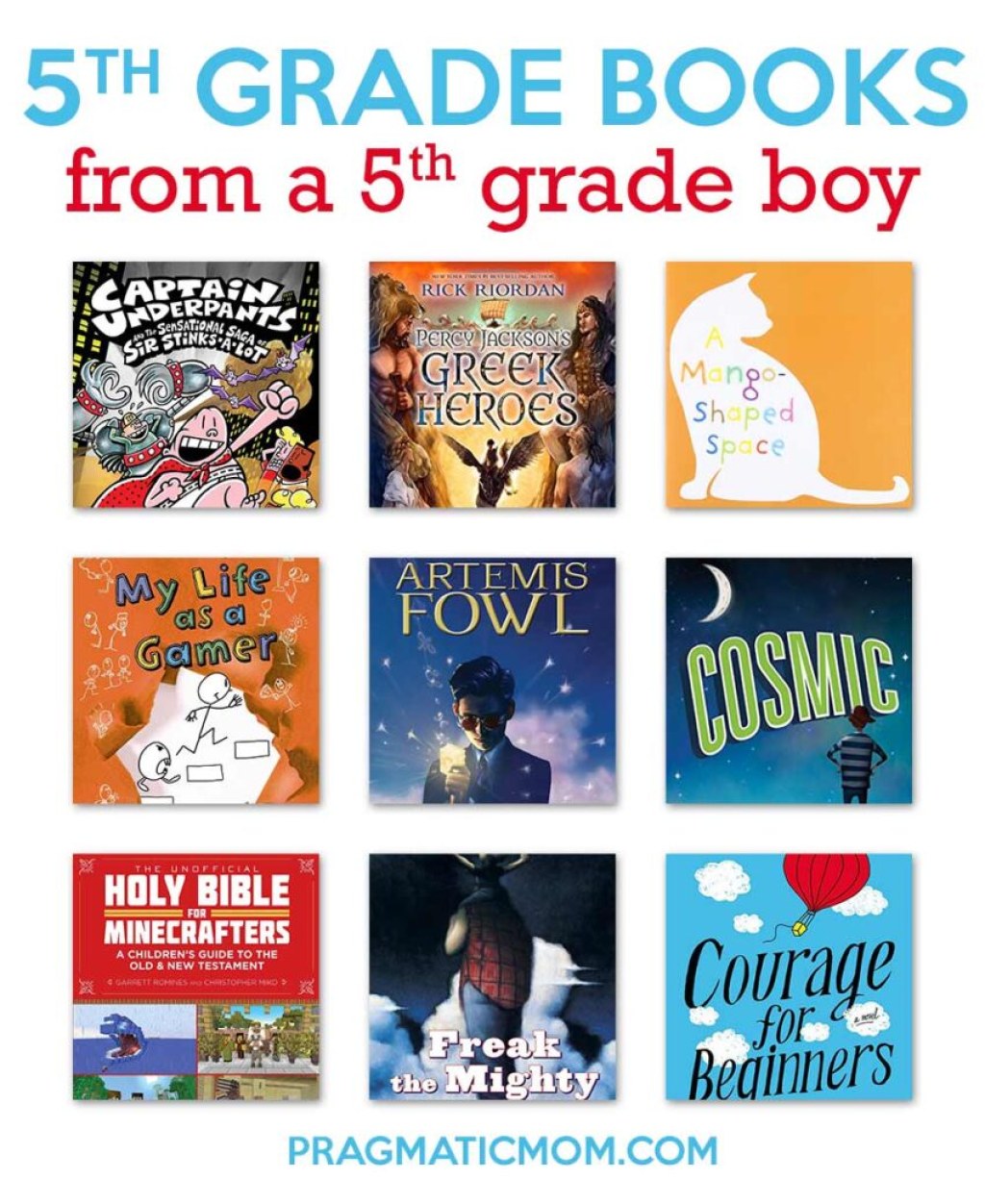 Picture of: th Grade Books from th Grade Boy – Pragmatic Mom